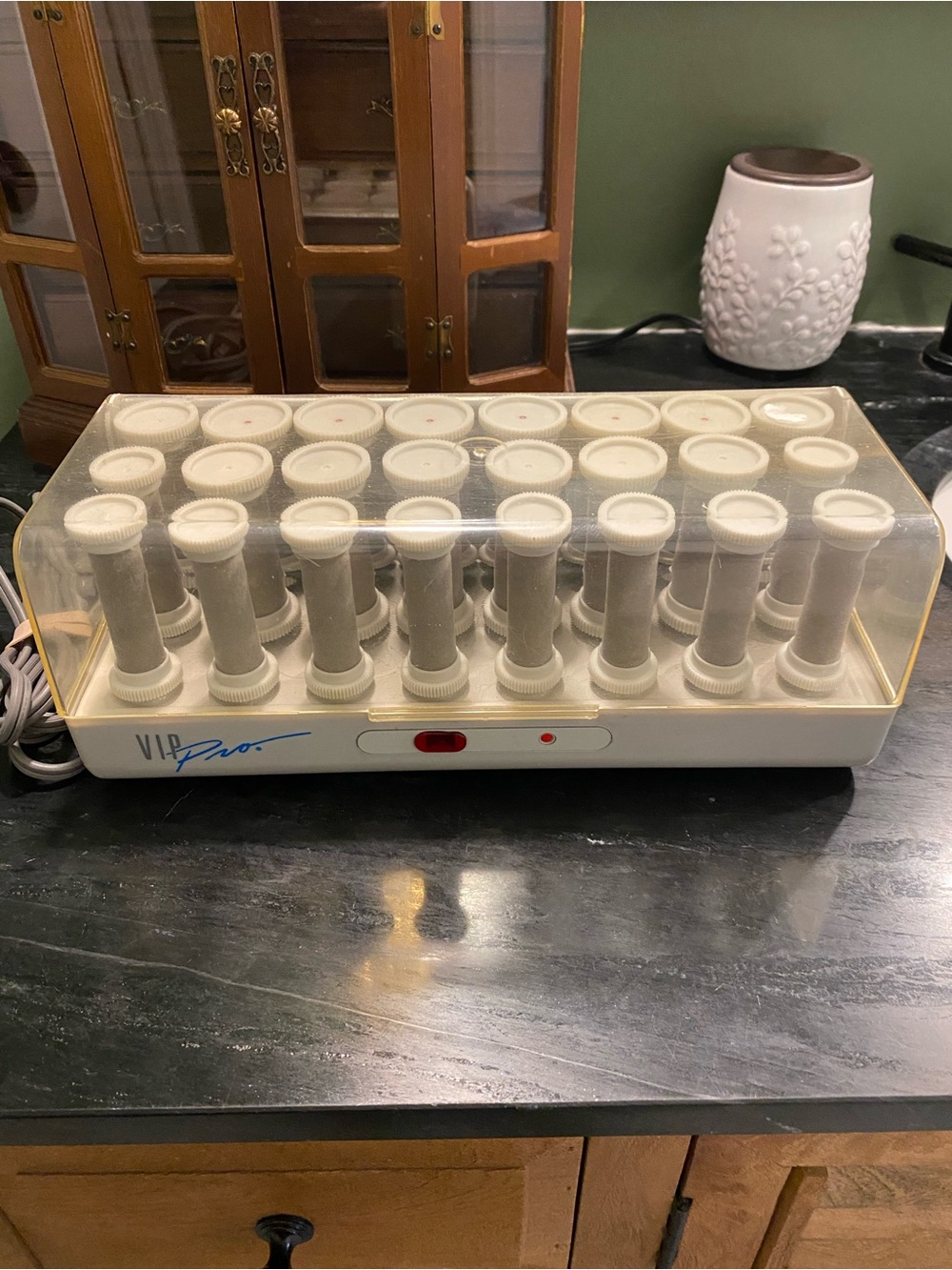 VIP Pro Vintage Hot Rollers 28 Pc Set Tested